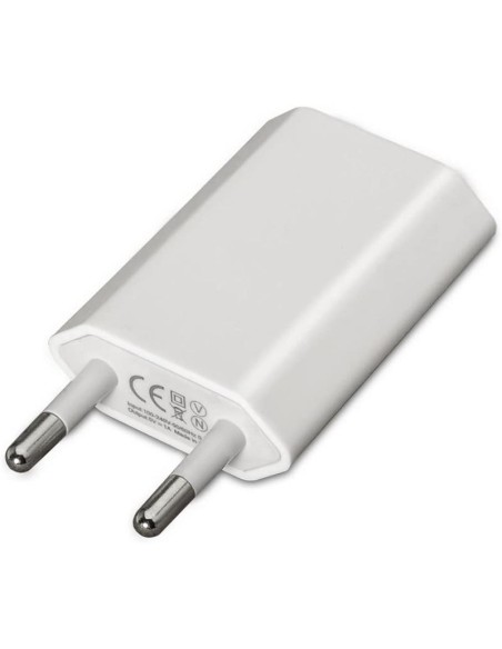 CARGADOR SMARTPHONE AISENS USB 5V-1A WHITE