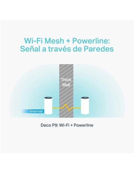 WIRELESS REPEATER TP-LINK AC1200 HOME MESH PACK 2 DECO P9