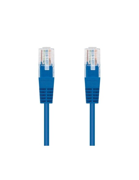 CABLE DE RED CAT.6 UTP 0.25M NANOCABLE BLUE