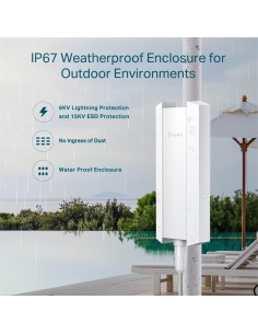 ACCESS POINT TP-LINK EAP610-OUTDOOR AX1800 DUAL BAND WI-FI 6 EXTERIOR POE 2