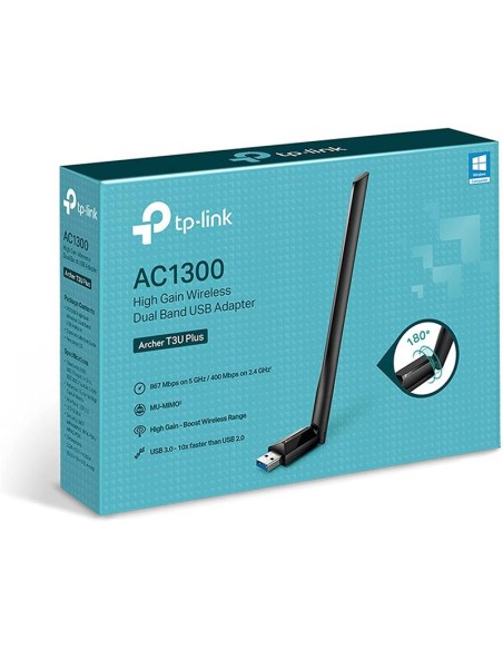 WIRELESS ADAPTADOR USB 3.0 TP-LINK ARCHER T3U PLUS AC1300