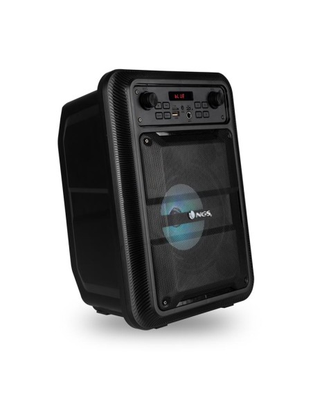 ALTAVOCES NGS ROLLERLINGO BLUETOOTH + USB + MICRO SD + MICROFONO 20W BLACK