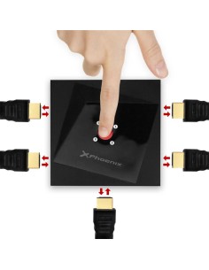 CONMUTADOR HDMI PHOENIX 4X1 SWITCH BIDIRECCIONAL 2