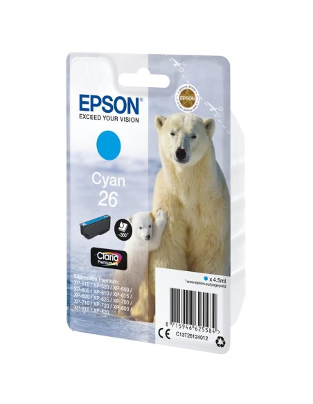 TINTA EPSON C13T26124012 T2612 CYAN