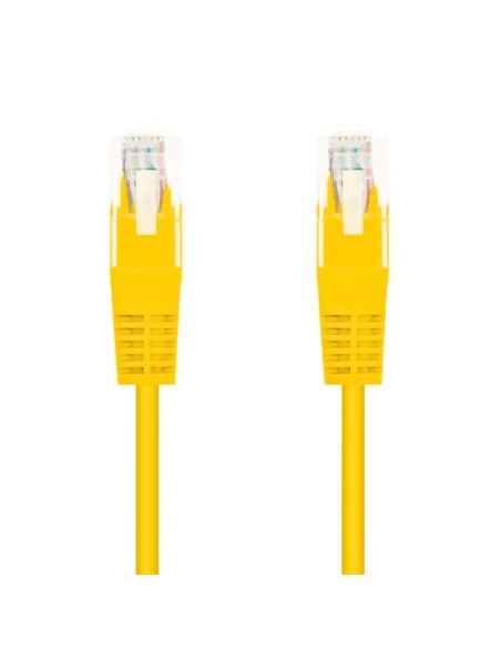 CABLE DE RED CAT.6 UTP FLEX 3M NANOCABLE YELLOW