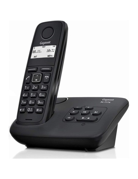 TELEFONO GIGASET A117 CON CONTESTADOR DIGITAL INTEGRADO BLACK