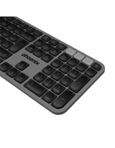 TECLADO PHOENIX K300 MULTIDISPOSITIVO WIRELESS BLACK 2