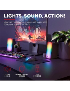 ALTAVOCES TRUST WEZZ GXT 611 RGB 2.0 BLACK 2