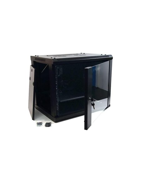 ARMARIO RACK POWERGREEN 6U 60X45 TERMOSTATO + VENTILADORES + 1 BANDEJA