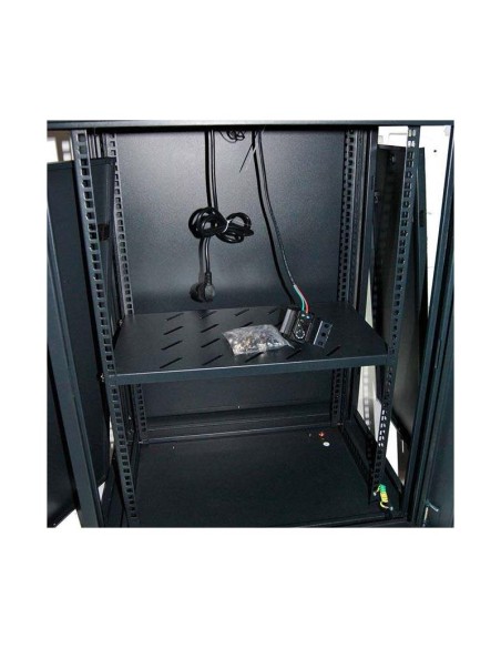 ARMARIO RACK POWERGREEN 12U 60X60 TERMOSTATO + VENTILADORES + 1 BANDEJA
