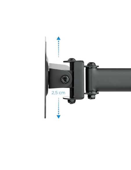 SOPORTE DE MESA TV/MONITOR TOOQ 13-27 8KG 2 BRAZOS PARA 3 PANTALLAS