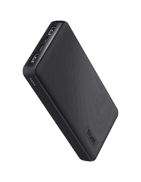 POWERBANK TRUST PRIMO 15000MAH 2A USB + USB-C + MICRO-USB ECO BLACK