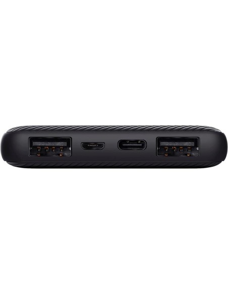 POWERBANK TRUST PRIMO SLIM 10000MAH 2A USB + USB-C + MICRO-USB ECO BLACK