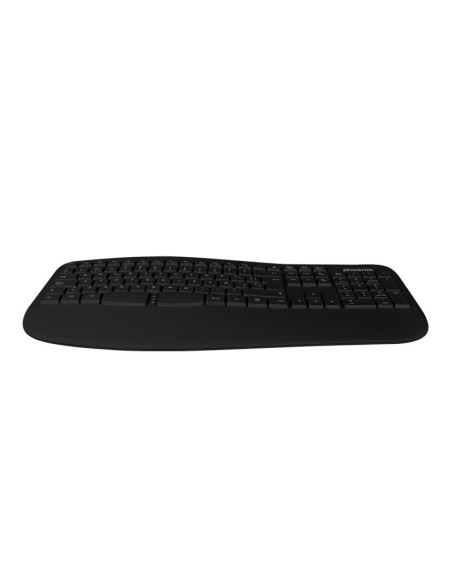 TECLADO PHOENIX K201 ERGONOMICO WIRELESS BLACK