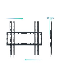 SOPORTE PARED TV MONITOR TOOQ 32-70 45KG BLACK 2