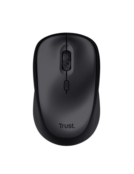 MALETIN TRUST BOLOGNA 16 BLACK + RATON WIRELESS SILENT BLACK