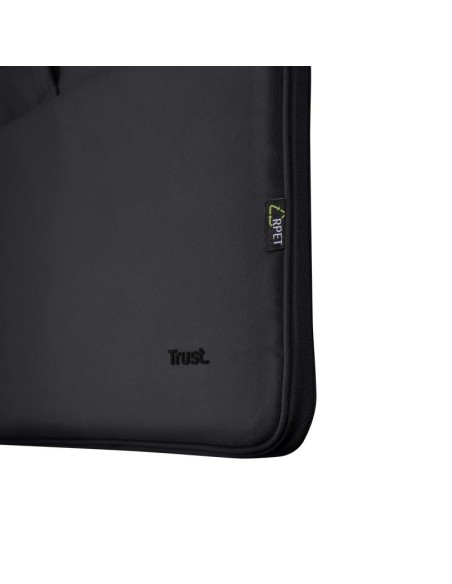 MALETIN TRUST BOLOGNA 16 BLACK + RATON WIRELESS SILENT BLACK