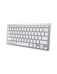 TECLADO TRUST BASICS SLIM WIRELESS BLUETOOTH TKL SILVER