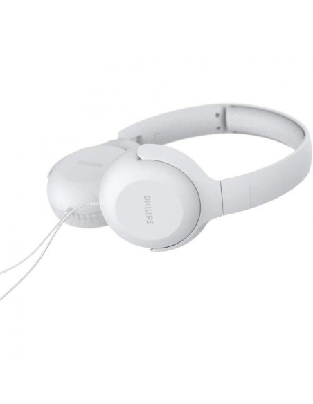 AURICULARES + MICROFONO PHILIPS TAUH201 JACK 3.5 WHITE