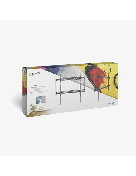 SOPORTE PARED TV MONITOR TOOQ 60-100 130KG BLACK