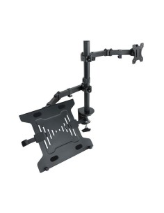SOPORTE DE MESA MONITOR/PORTATIL TOOQ DB1200TN-B 13-32 2 BRAZOS BLACK