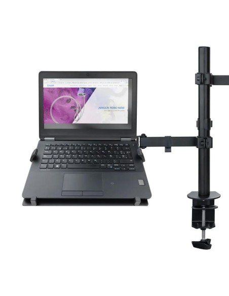 SOPORTE DE MESA MONITOR/PORTATIL TOOQ DB1200TN-B 13-32 2 BRAZOS BLACK