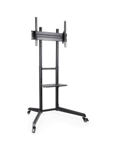 SOPORTE TV MONITOR TOOQ SUELO CON RUEDAS 37 - 70 50KG BLACK