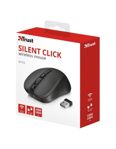 RATON TRUST MYDO SILENT CLICK WIRELESS BLACK