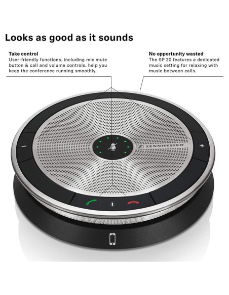 ALTAVOZ SENNHEISER SP 20 HOMOLOGADO SKYPE USB JACK 3.5