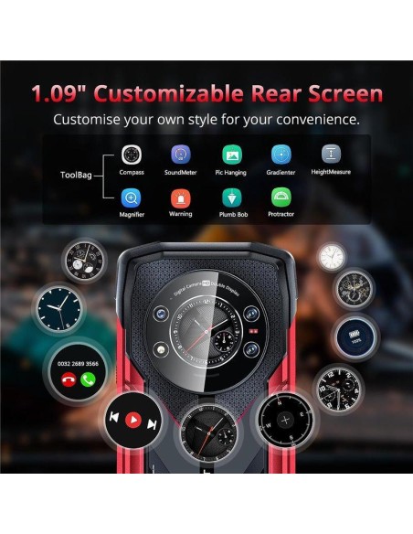 COMANDERO PDA SMARTPHONE CUBOT KING KONG STAR 6.78 12G/256G/5G/NFC/RUGE R