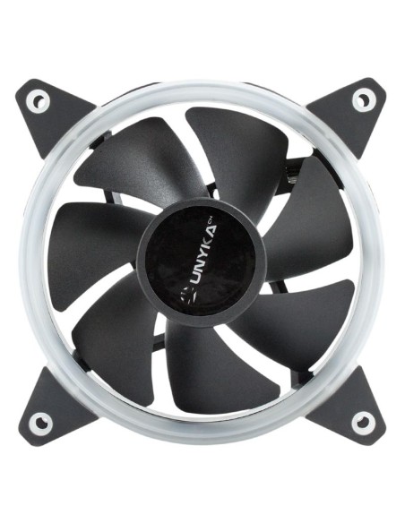 VENTILADOR 12CM UNYKACH CANDY 20 ADICIONAL CHASIS RED RING LED