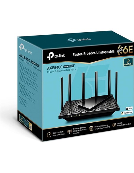 WIRELESS N ROUTER TP-LINK ARCHER AXE75 WIFI 6E AX5400