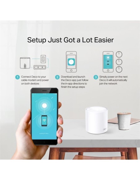 WIRELESS REPEATER TP-LINK AX1800 HOME MESH PACK 3 DECO X20