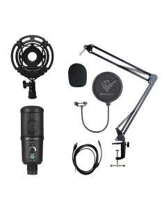 MICROFONO PHOENIX PROFESIONAL + BRAZO ARTICULADO + FILTRO ANTIPOP USB 2