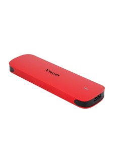 CAJA EXTERNA TOOQ ALUMINIO SSD M.2 NVME USB 3.1 RED