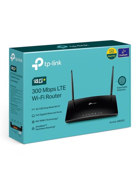 WIRELESS ROUTER TP-LINK ARCHER MR500 DUAL BAND AC1200 4G LTE