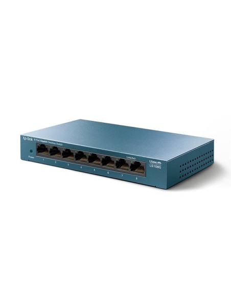 SWITCH TP-LINK GIGABIT 8 PUERTOS LS108G METALICO