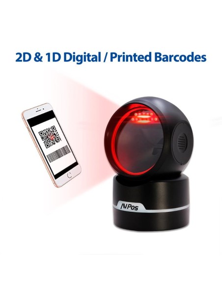 LECTOR AVPOS CODIGOS AVPOS M680 SOBREMESA USB 1D +2D + QR