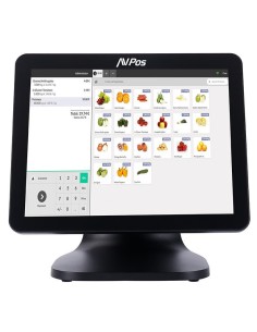 TPV AVPOS K5000 ALUMINIO 15 TACTIL INTEL I7/8GB/128GB/LAN 1000 3YR GAR 2