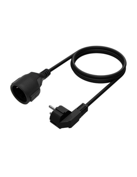 CABLE ALIMENTACION ALARGADOR AISENS CEE7 M/ CEE7 H 5M BLACK
