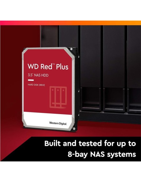 DISCO DURO WESTERN DIGITAL 6TB 3,5 RED PLUS NAS SATA3 256MB