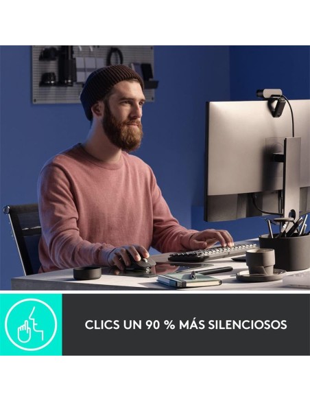 RATON LOGITECH MX MASTER 3S WIRELESS 8000DPI 7 BOTONES BLACK