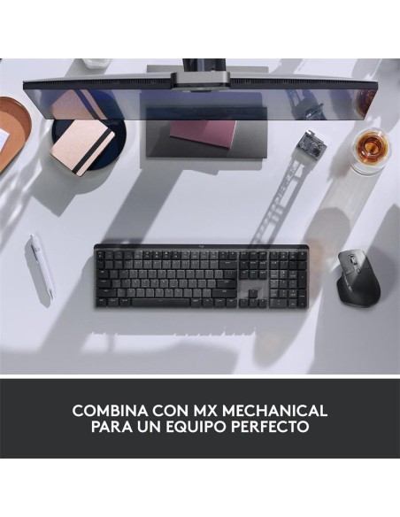 RATON LOGITECH MX MASTER 3S WIRELESS 8000DPI 7 BOTONES BLACK