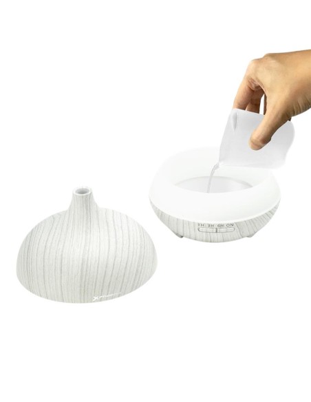 HUMIDIFICADOR DE AIRE PHOENIX 400ML LED 7 COLORES WHITE