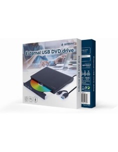 REGRABADORA EXTERNA DVD GEMBIRD DUAL USB 3.1 + USB-C BLACK 2