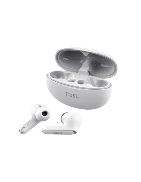AURICULARES TRUST YAVI EARBUDS ENC BLUETOOTH WIRELESS WHITE