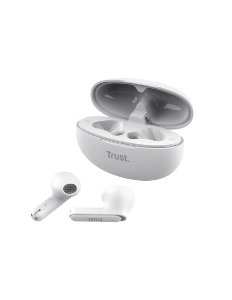 AURICULARES TRUST YAVI EARPHONES ENC BLUETOOTH WIRELESS WHITE