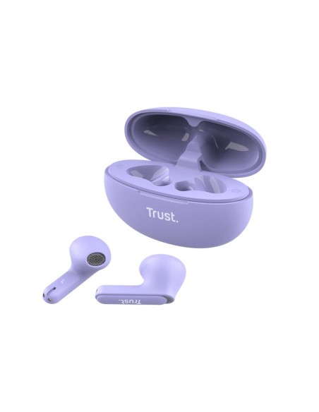 AURICULARES TRUST YAVI EARPHONES ENC BLUETOOTH WIRELESS PURPLE