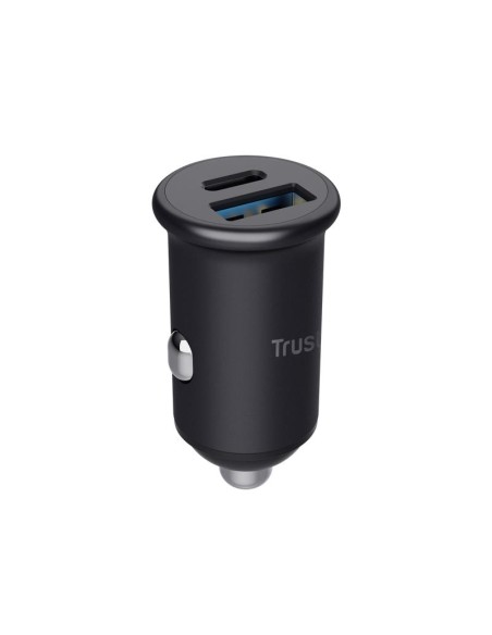 CARGADOR COCHE SMARTPHONE TRUST MAXO PD 38W USB-A USB-C BLACK