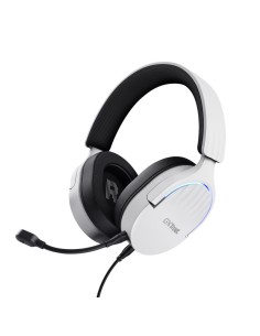 AURICULARES + MICROFONO TRUST GAMING RGB GXT 490W FAYZO HEADSET 7.1 WHITE